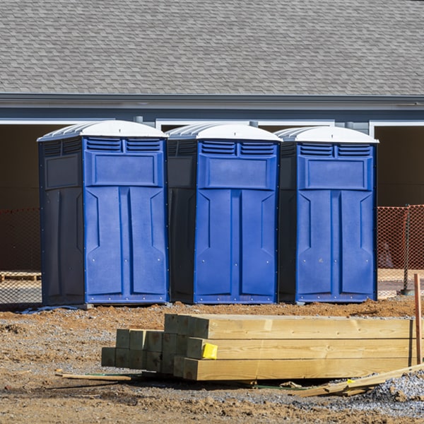 is there a specific order in which to place multiple porta potties in Soldiers Grove